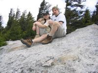 Michael and Lyz on top of Spruce Knob